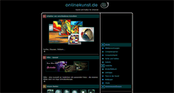 Desktop Screenshot of onlinekunst.de