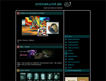 Tablet Screenshot of onlinekunst.de